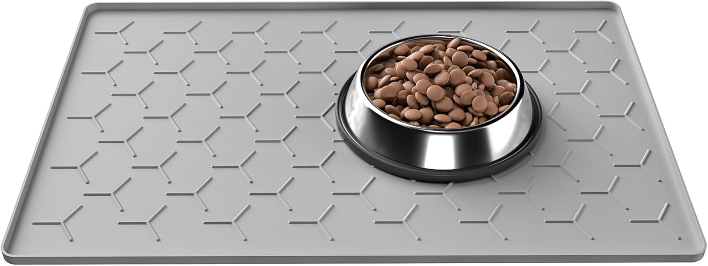 Silicone Waterproof Food Grade Pet Food Mat for Floor