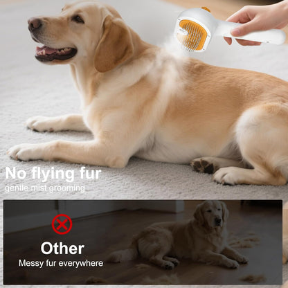 Pet Steam Brush for Dog & Cat