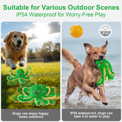 Dog Toys Octopus, Durable Automatic Jumping Dog Toy